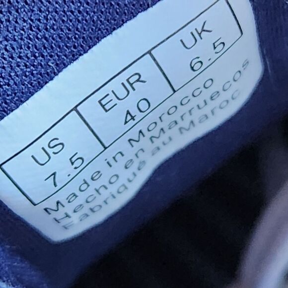 🔹️NWT Chaps Blue Chace Canvas Lace-up Sneakers Men's 7.5 - Picture 12 of 13